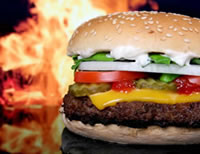 Photo of a Hamburger